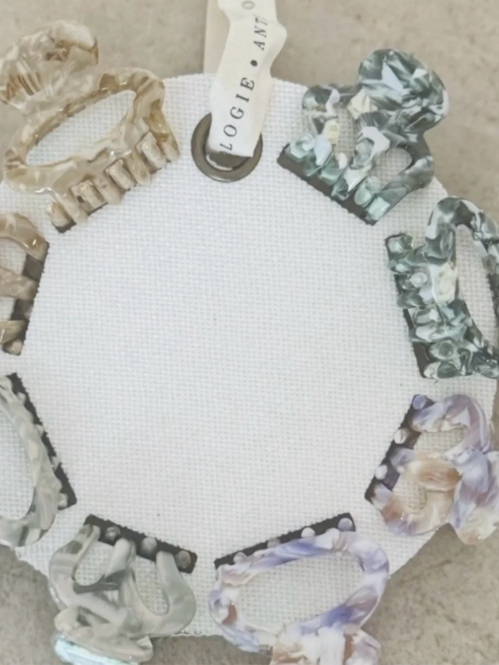 Anthropologie Mini Claw Hair Clip Set
